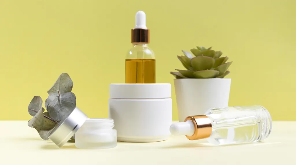 Equipe de cientistas desenvolvendo cosméticos